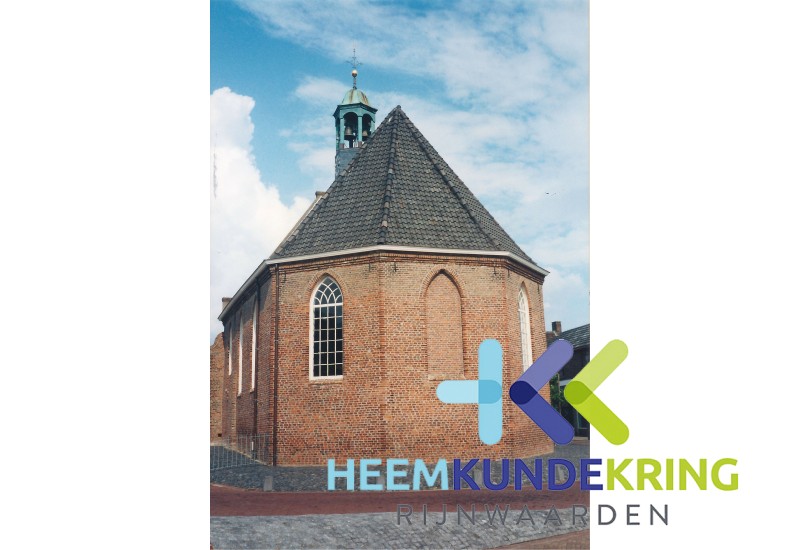 NH kerk Markt Lobith foto behorende bij boekje OMD 1995 Coll. HKR